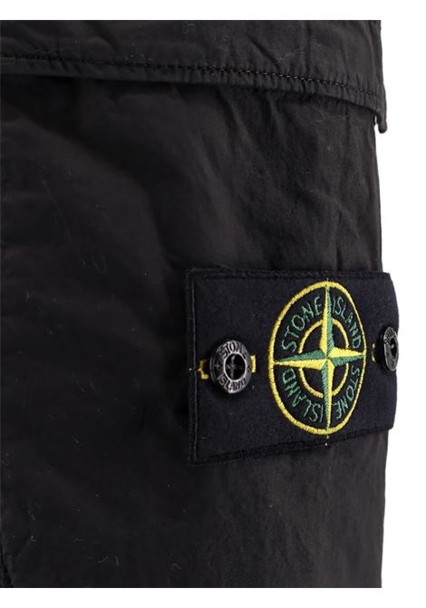 pantaloni cargo 3100031 uomo neri STONE ISLAND | L1S15 3100031 S0003V0029